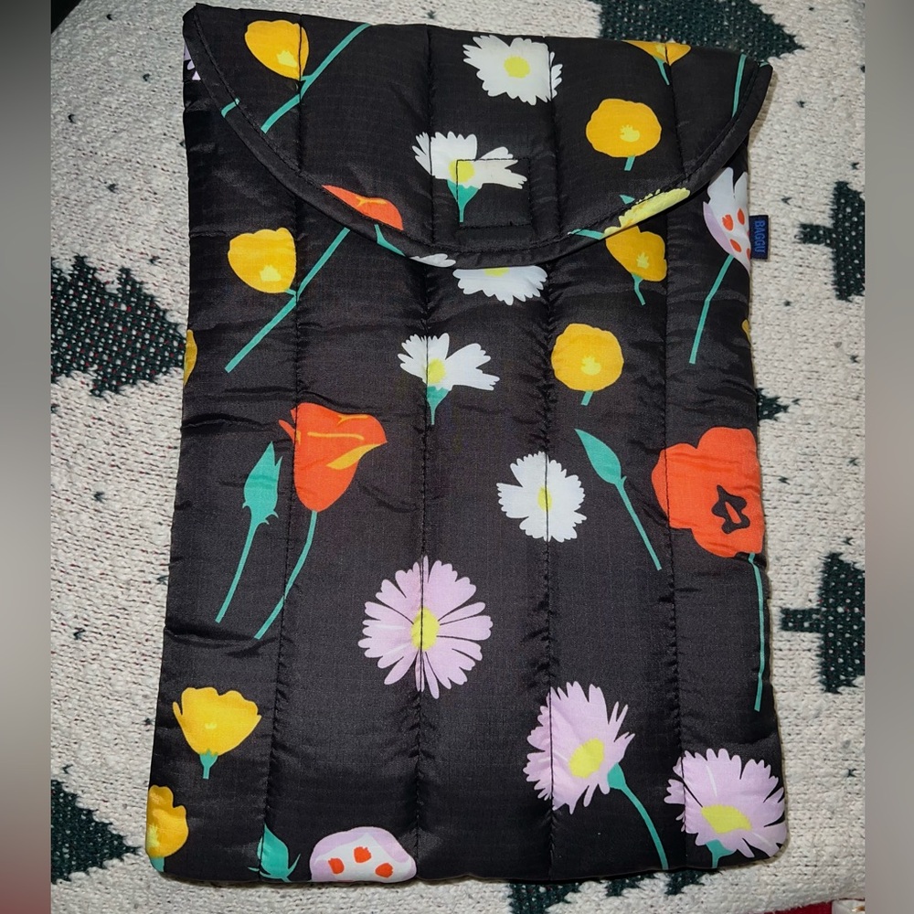 Baggu Wildflower 13’ Inch Laptop Sleeve